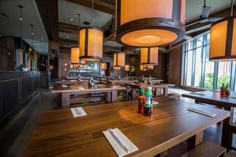 Busaba Eathai, Restaurant Interior, Restaurant Design, Breakfast Bar, Conference Room, Conference Room Table, Restaurant, Bar, Furniture