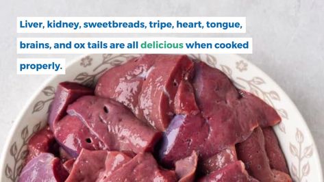 How To Cook Organ Meat, Fried Liver, Local Butcher Shop, Organ Meat, Heart Organ, Beef Kidney, Chicken Gizzards, Beef Tongue, How To Cook Beef