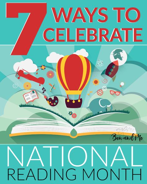 As homeschoolers, we tend to celebrate the love of reading all year round, but since March has been set aside as National Reading Month, it can be fun to mix things up a bit and find creative and interesting ways to celebrate reading in special ways during the month. March Reading Month, National Reading Month, Challenge For Teens, March Reading, March Themes, Reading Month, Book Baskets, Reading Day, Homeschool Inspiration