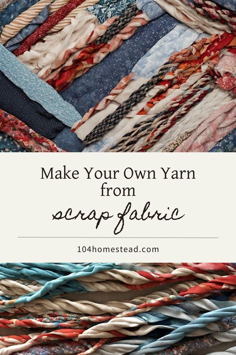 Hello, DIY enthusiasts! Discover the simplicity of turning fabric scraps into beautiful yarn with our comprehensive guide. From gathering your materials to creating a skein, we walk you through every step of this enlightening journey into the world of upcycling. Making Yarn, Scrap Crochet, Upcycle Plastic, Artisan Textiles, Artisan Yarn, Scraps Of Fabric, Yarn Organization, Colorful Tapestry, Yarn Skein