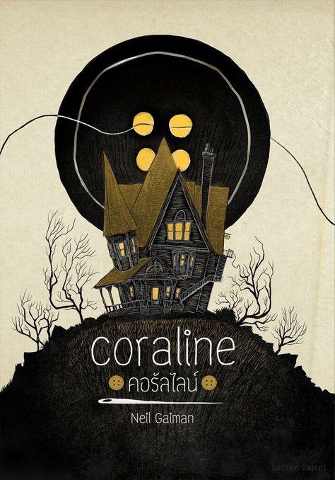 Coraline Neil Gaiman, Coraline Book, Coraline Art, Coraline Movie, Coraline Aesthetic, 동화 삽화, Cover Books, Book Cover Illustration, Beautiful Books