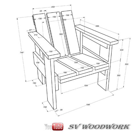 SV Woodwork - YouTube Pallet Furniture Shelves, Outdoor Chairs Design, Wooden Chair Plans, Wood Chair Diy, Wood Chair Design, Outdoor Furniture Plans, Wood Shop Projects, Anna White Diy, Diy Garden Furniture