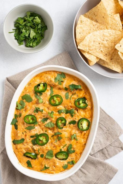 Jackfruit Enchilada Dip | The Nut-Free Vegan Jackfruit Enchiladas, Jackfruit Chicken, Enchilada Dip, Chicken Enchilada Dip, Vegan Jackfruit, Jackfruit Recipes, Vegan Enchiladas, Football Snacks, Vegan Sour Cream