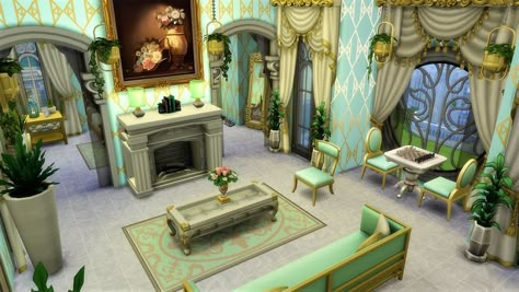 Sims 4 build Sims 4 Grand Staircase, Sims 4 Royal Bedroom, Sims 4 Versailles, Dreamlight Valley House, Sims Architecture, Sims Mansion, Sims 4 Castle, Cute Sims 4 Cc, The Sims 4 Cc Furniture