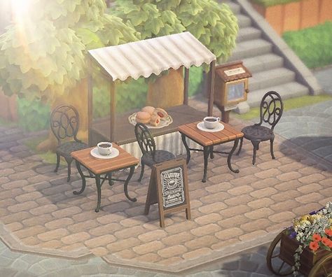 Cottage Core Animal Crossing, Animal Crossing Cafe, Island Design Ideas, Cottagecore Animal Crossing, Acnh Cottagecore, Museum Studies, Animal Crossing 3ds, Animals Crossing, Ac New Leaf