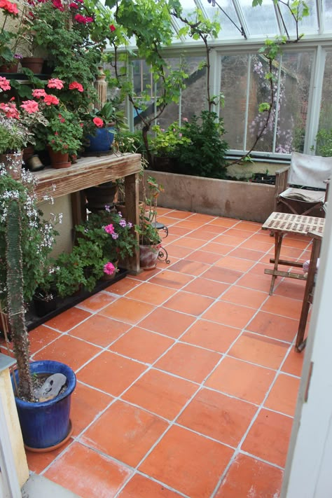 Rich, vibrant Terracotta Tiles                                                                                                                                                                                 More Terracotta Floor Outdoor, Terracotta Patio Floor, Terracotta Patio Tiles, Terracotta Tiles Outdoor Patio, Terracotta Garden Tiles, Terracota Tiles Outdoor, Terracotta Tiles Outdoor, Terracotta Patio, Patio Garden Ideas On A Budget