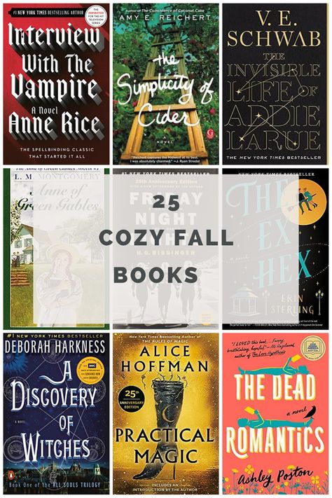 Fall Vibes Books, Cozy Books For Fall, Best Fall Books To Read, Autumn Reading List, Autumn Books To Read, Cozy Fall Books, Cosy Books, October Reads, Fall Books To Read