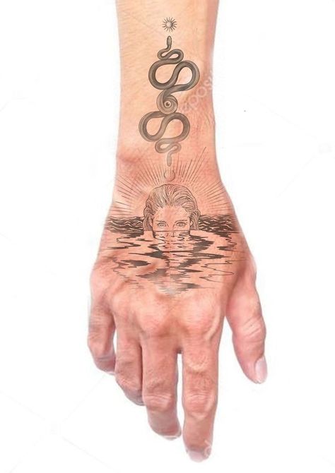 Tattoo Ideas Hand, Man Tattoo Ideas, Blitz Tattoo, Tattoo Main, Tattoo Design For Hand, Native Tattoos, Bull Tattoos, Man Tattoo, Forearm Tattoo Design