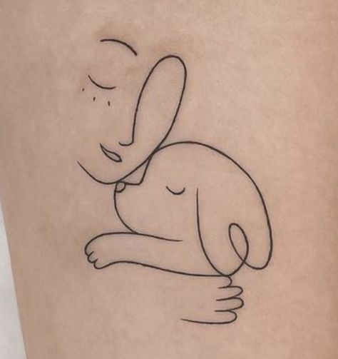 Poodle Tattoo, Tatoo Dog, Minimal Tattoo Designs, Minimal Tattoo Ideas, Cat Tattoo Ideas, Harry Tattoos, Small Girly Tattoos, Ear Tattoo Ideas, Cool Wrist Tattoos