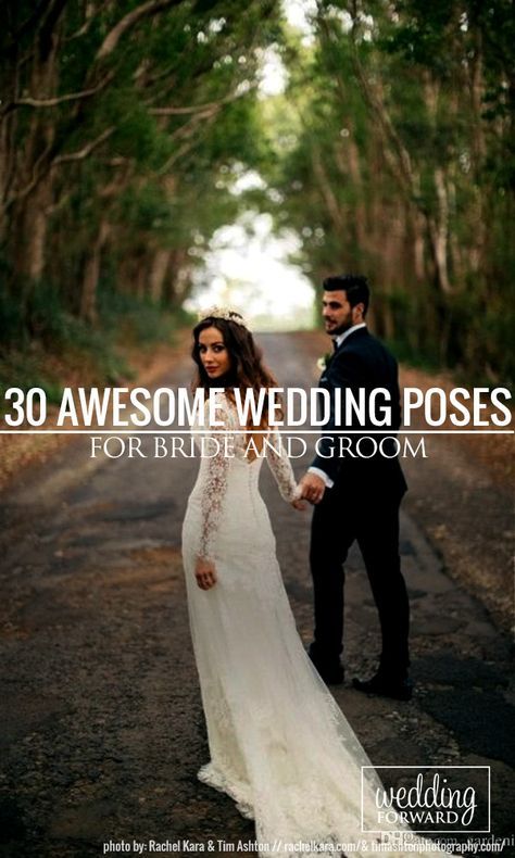 30 Awesome Wedding Poses For Bride And Groom ❤ See more: http://www.weddingforward.com/wedding-poses/ #wedding #lphotography #weddingposes Wedding Park Photoshoot, Wedding Photos Forest, Micro Wedding Photography, Casual Wedding Photography, First Look Photo Ideas, Wedding Poses For Bride, Poses For Bride And Groom, Poses For Bride, Wedding Pose Ideas