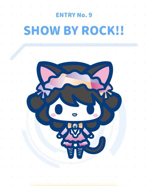 Showbyrock Sanrio Icons, Sanrio Showbyrock, Maicore Aesthetic, Sanrio Alphabet, Show By Rock Sanrio, Showbyrock Sanrio, Show By Rock, Classic Rock Albums, Gothic Kawaii