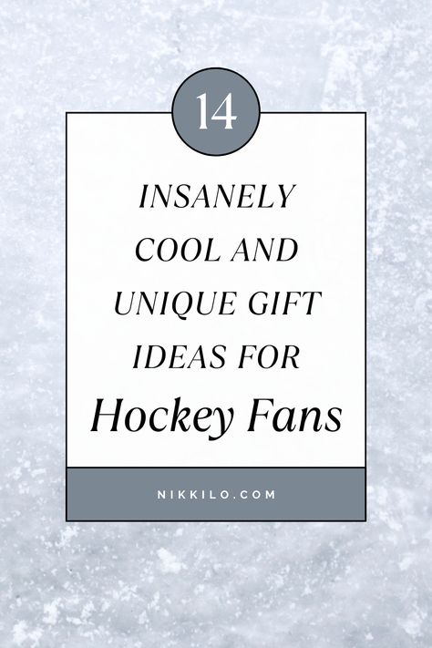 This post is about the the best gifts for hockey fans, but not just any gifts. These are finds with a unique touch to them - whether they’re handmade, unexpected, creative, nostalgic, or rare, they’ve all got something special to them. These gifts are guaranteed to surprise and delight every hockey fan. They’re unique things they never would have thought to buy, but will be so glad they got! Tap to keep reading. Hockey Puck Display, College Hockey, Hockey Season, Hockey Humor, Hockey Girl, Hockey Gifts, Air Hockey, Presents For Girls, Hockey Games