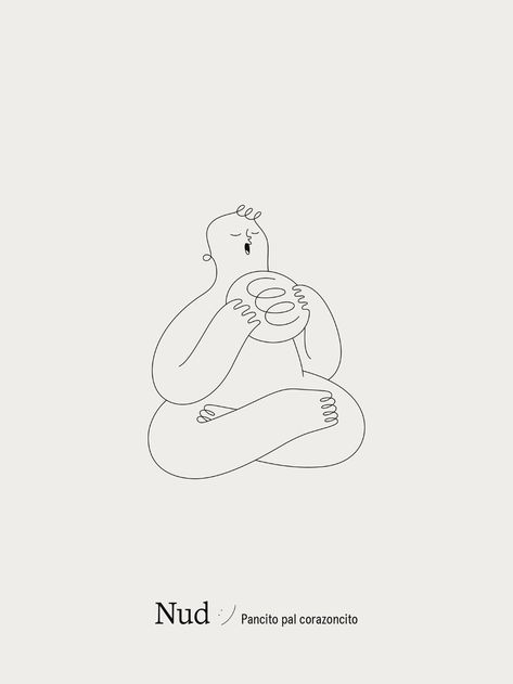 Nud on Behance Bakery Logo, Coffee Branding, Brand Development, Print Magazine, Brand Identity Design, 로고 디자인, Illustration Print, Identity Design, 그림 그리기