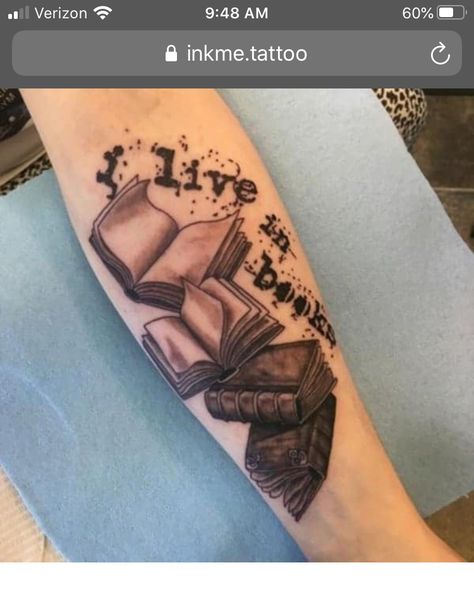 How To Do Tattoos, Literary Tattoo, Book Tattoos, Meaning Tattoos, Think Tattoo, Bookish Tattoos, Potter Tattoo, Books Images, Literary Tattoos