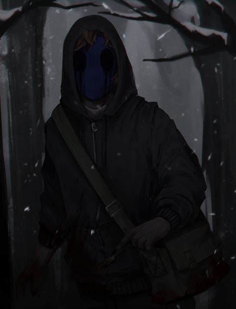 Eyeless Jack Pfp, Slenderman Drawing, Creepypasta Eyeless Jack, Hoodie Fanart, Eyeless Jack Fanart, Lost Silver Creepypasta, Jack Creepypasta, Creepypasta Fanart, All Creepypasta Characters