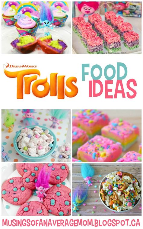 Everything you need for a Trolls Birthday Party.            Invitations     Free printable Trolls Invitations         And here are three mo... Trolls Birthday Party Ideas Food, Trolls Party Food, Birthday Ideas For Dad, Troll Party Theme, Poppy Birthday, Birthday Party Invitations Free, Trolls Party, Princess Poppy, Trolls Birthday Party