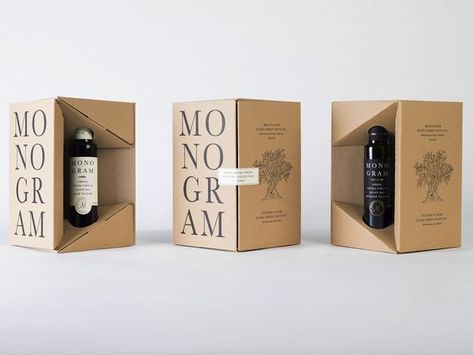 Olive Oil Packaging, Corrugated Packaging, Wine Packaging Design, Packaging Idea, Package Design Inspiration, Fruit Packaging, Alcohol Packaging, Cosmetic Packaging Design, Creative Box