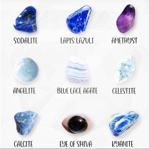 Best Third Eye Chakra Crystals and Stones for Healing Your 6th Chakra Stones For Healing, The Mind's Eye, Hag Stones, How To Focus Better, Tourmalinated Quartz, Les Chakras, Calming Stones, Mind's Eye, Third Eye Chakra