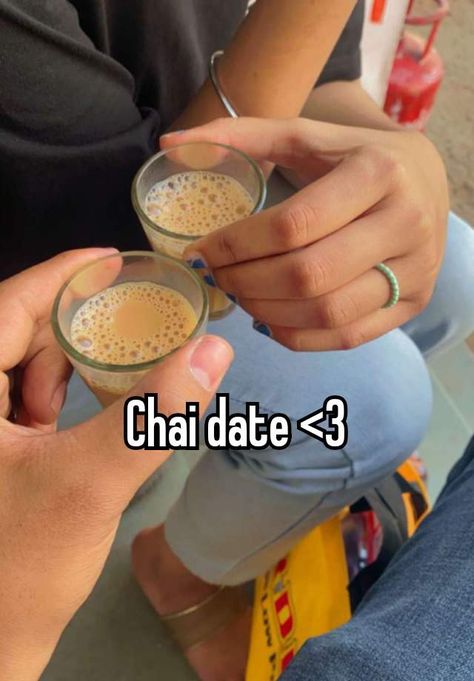 Chai Date, Food Captions, Desi Love, Bare Minimum, Photography Posing Guide, Posing Guide, Beautiful Lines, Desi, Vision Board