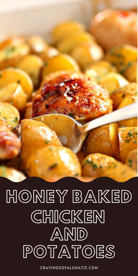 Honey Baked Chicken and Potatoes Chicken Wings And Potatoes In Oven, Baked Chicken Wings And Potatoes, Easy Chicken And Potatoes Recipes Baked, Chicken Legs And Potatoes In Oven, Baked Chicken Breast And Potatoes, Chicken And Golden Potatoes, Baked Chicken And Potatoes Oven, Oven Baked Chicken And Potatoes, Chicken And Baby Potatoes