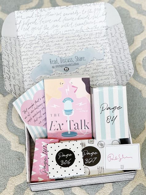 Gifts For My Girlfriend, The Book Club, Steamy Romance, Quote Cards, Diy Book, Book Box, Subscription Box, Cute Characters, Surprise Gifts