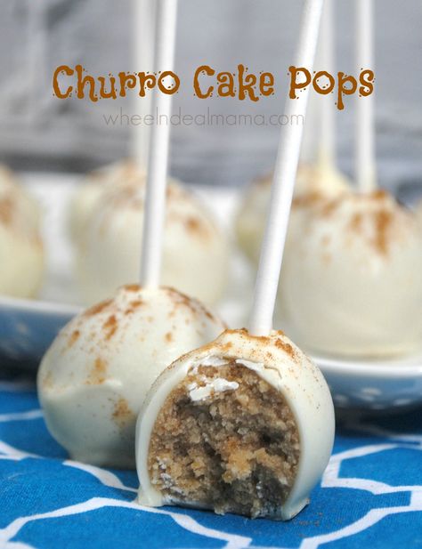 Reeses Cake Pops Recipe, Swiss Roll Cake Pops, Cannoli Cake Pops, Mexican Cake Pops Fiestas, Churro Cake Pops, Cake Ball Flavors, Cakesicles Flavors, Unique Cake Pop Flavors, Churro Truffles