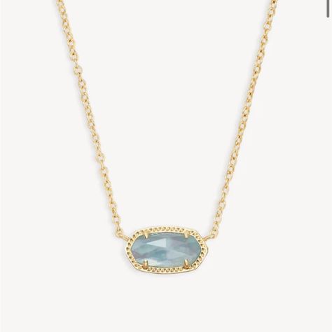 Kendra Scott “Elisa” Necklace In The Color Light Blue. New With Tags! Shuffle Outfit, Kendra Scott London Blue, Light Blue Kendra Scott Necklace, Kendra Scott Necklace Silver Blue, Blue Kendra Scott Necklace, Kendra Scott Necklace Blue, Dark Blue Kendra Scott Necklace, Kendra Scott Elisa Necklace, Elisa Necklace