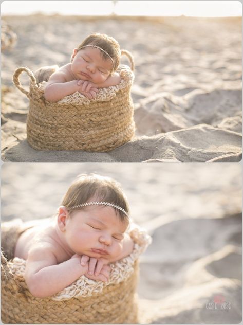 Newborn Beach Photography, Beach Baby Photography, Baby Beach Pictures, Baby Beach Photos, Outdoor Newborn Session, Home On The Beach, Outdoor Baby Photography, Outdoor Newborn Photography, Roses Photography