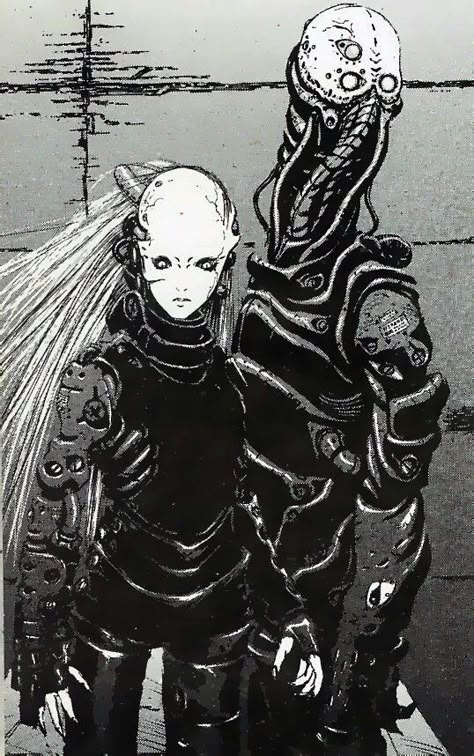 Blame Manga, Cyborgs Art, Arte Cyberpunk, Bd Comics, Cyberpunk Art, Arte Fantasy, Art And Illustration, 영감을 주는 캐릭터, Sci Fi Art