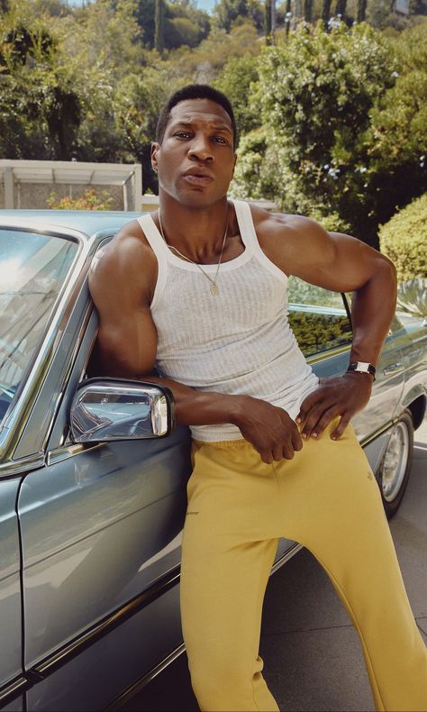 Jonathan Majors, Kang The Conqueror, Hampstead Heath, Men’s Health, Movie Photo, Mens Health, Black Men, Pretty People, Hair Cuts