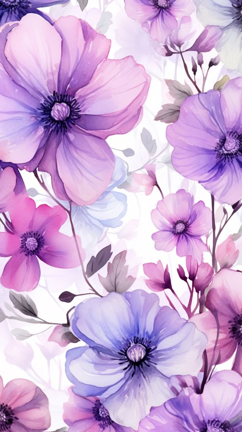 Purple Backgrounds Aesthetic, Purple Floral Wallpaper Iphone, Purple Flowers Wallpaper Backgrounds, Purple Wallpaper Backgrounds, Flower Background Aesthetic, Aesthetic Flower Background, Purple Flowers Aesthetic, Purple Floral Background, Aesthetic Flowers Wallpaper