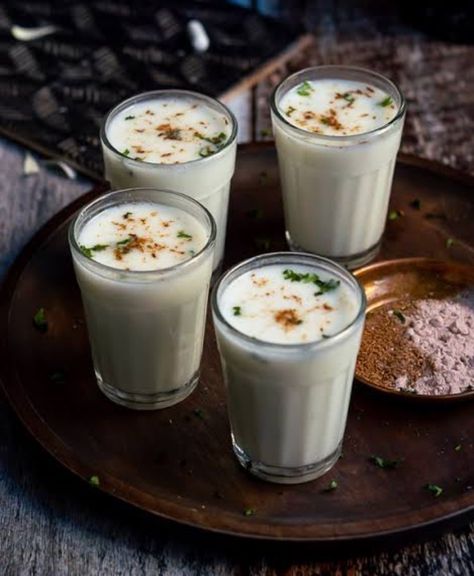 Indian Drinks, Lassi Recipes, Cumin Seeds, Serving Drinks, Coriander Leaves, Summer Drink, Soft Drinks, Summer Drinks, Fun Drinks