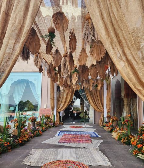 boho carnival pathway Wedding Boho Theme, Wedding Pathway, Bohemian Theme Wedding, Pathway Decor, Fairmont Jaipur, Bohemian Wedding Ideas, Jaipur Wedding, Decor For Wedding, Bohemian Theme