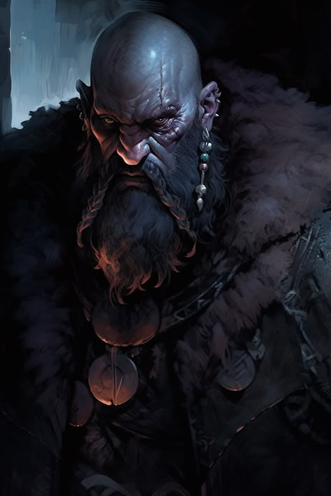 Duergar Character Art, Dnd Duergar, Duergar Dnd, Roleplay Characters, Dnd Monsters, Fantasy Portraits, Dungeons And Dragons Characters, Dnd Art, Warhammer Fantasy