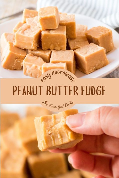 Best Peanut Butter Fudge, Peanut Butter Fudge Recipes Easy, Microwave Peanut Butter Fudge, Butter Fudge Recipe, Homemade Fudge Recipes, Peanut Butter Fudge Recipe, Peanut Butter Fudge Easy, Fudge Recipes Easy, Butter Fudge