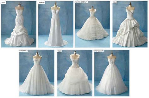 G is for Gorgeous Gowns Types Of Wedding Dresses, Disney Princess Wedding Dresses, Disney Princess Wedding, Disney Inspired Wedding, Disney Wedding Dresses, Disney Fairy Tale Weddings, Disney Princess Dresses, Princess Inspired, Princess Wedding Dress