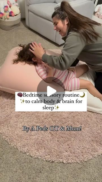 Courtney English | Pediatric Occupational Therapist on Instagram: "When it comes to bedtime routines we want to offer ways to:

✅meet sensory threshold (balance sensory cups)
✅organize the mind and body calm the mind and body connect
✅shift them from high arousal to low arousal 

If we do these things for a few minutes each before bed, we can shift the brain into a safe and calm state to prep for sleep!

Comment “me” if you want to learn more about this!

#Momsofinstagram #toddlermom #preschoolmom #regulation #sensoryplay #sensorykids #sensoryprocessing #pediatricot" Sensory Bed, Preschool Mom, Bedtime Routines, Calm The Mind, Pediatric Occupational Therapy, Toddler Sensory, Kids Sensory, Toddler Mom, Sensory Processing