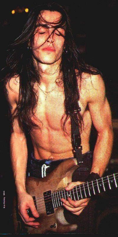 Nuno Bettencourt of Extreme Men With Big Noses, Rockstar Pose, Hot Metalheads, My Type Of Guy, Guy With Long Hair, Poses Guy, Long Hair Boys, Long Haired Guys, Long Hair Boy