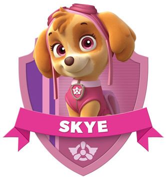 Free Printable Mini Kit of Skye from Paw Patrol. Skye Paw Patrol Party, Paw Patrol Badge, Sky Paw Patrol, Imprimibles Paw Patrol, Paw Patrol Printables, Paw Patrol Birthday Theme, Paw Patrol Skye, Paw Patrol Girl, Skye Paw