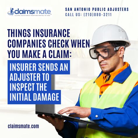 Filing an insurance claim triggers an essential evaluation process by your insurer. An adjuster is dispatched to assess the damage, which forms the cornerstone of your claim. This adjuster provides vital assistance by approving additional living expenses and aiding in securing a restoration contractor. They generate a comprehensive report following a detailed inspection, guiding future steps. Insurance Adjuster, Company Check, Insurance Claim, Flood Insurance, Insurance Companies, Business Insurance, Home Insurance, Insurance Company, Transportation