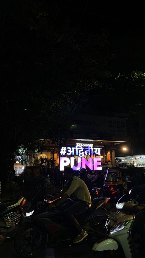 #pune Pune City Night View, Pune Station Snap, Pune Night View, Pune Night Snap, Pune City Aesthetic, Pune City Photography, Pune Aesthetics, Sibm Pune, Pune Snapchat Stories