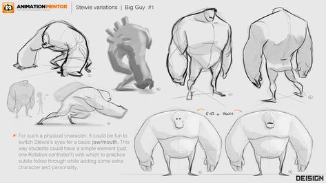 JUMP Robot Inspiration, Shape Language, Animation Mentor, Character Design Tips, Hyper Real, Cartoon Body, Animation Ideas, Character Design Challenge, Reference Board