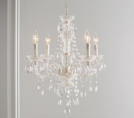 Bella Kids Chandelier | Pottery Barn Kids Barn Chandelier, Kids Chandelier, Painted Chandelier, Interactive Lighting, Princess Palace, Flush Mount Chandelier, Point Light, Diy Chandelier, White Chandelier