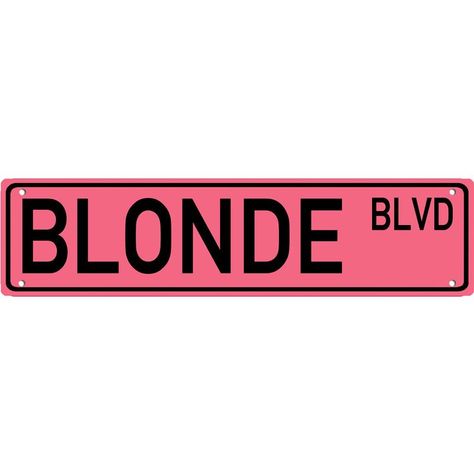 BLONDE BLVD Street Sign, Aluminum Slim Tin Sign Street Funny Metal Sign Wall Decor for Bedroom Home Bar Garage Art Gift 4 by 16 inch Decorative Decoration Funny Street Signs For Room, Street Sign Decor Ideas, Street Signs In Room, Street Signs Aesthetic Room, Street Signs Aesthetic, Street Sign Aesthetic, Signs Room Decor, Street Sign Decor, Funny Street Signs