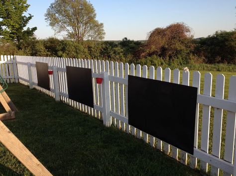 DIY Outdoor Chalkboard Chalkboard Fence, Fence Chalkboard, Diy Outdoor Blackboard, Outdoor Chalkboard For Kids, Diy Outdoor Chalkboard For Kids, Playground Blacktop Painting, Outside Playground, Church Playground, Outdoor Chalkboard