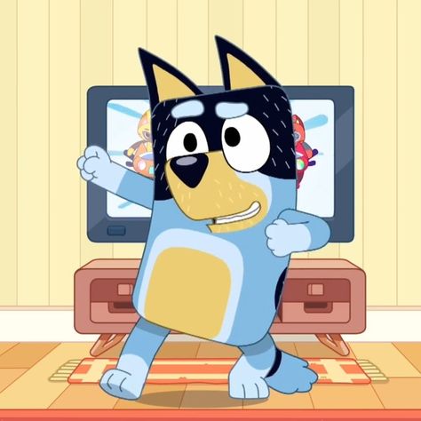 Bluey Pictures, Bandit Bluey, Bluey Bandit, Bandit Heeler, Cat Hug, Male Models Poses, Happy Cartoon, Ghost Faces, Cute Little Drawings