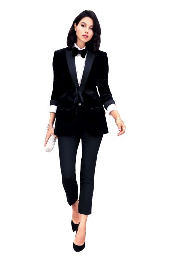 Womens Tuxedo Outfit, Womens Tuxedo Suit, Tuxedo Women Suits, Girl Tuxedo, Womens Tuxedo, Black Tuxedo Jacket, Graduation Suits, Women Suits Wedding, Below The Knee Dresses