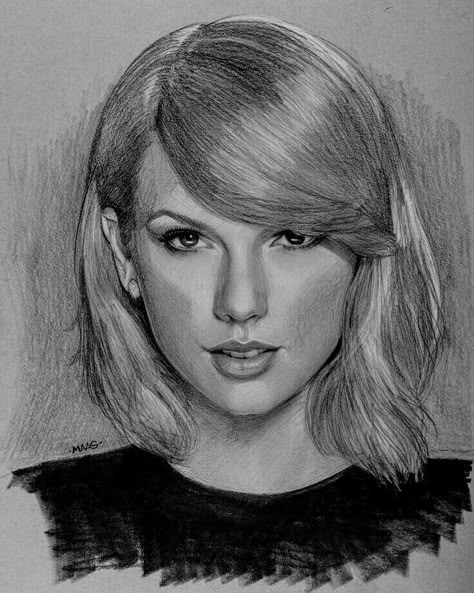 How To Draw Celebrities, Celebrity Sketches Easy, Realistic Sketches Of People, Taylor Swift Portrait Drawing, Taylor Swift Sketch Pencil, Celebrity Portrait Drawing Pencil, Celebrity Drawings Pencil Sketch, Famous People Drawings, Celebrity Drawings Easy