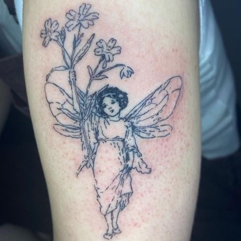 Fairy Tattoo Designs, Tattoos Geometric, Fairy Tattoo, Poke Tattoo, Dainty Tattoos, Aesthetic Tattoo, Dream Tattoos, Dope Tattoos, Simplistic Tattoos