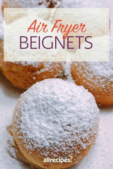 Air Fryer Beignets, Air Fryer Recipes Dessert, Beignet Recipe, Air Fryer Recipes Snacks, Air Fried Food, Air Fryer Oven Recipes, Air Fry Recipes, Air Air, Air Fryer Dinner Recipes